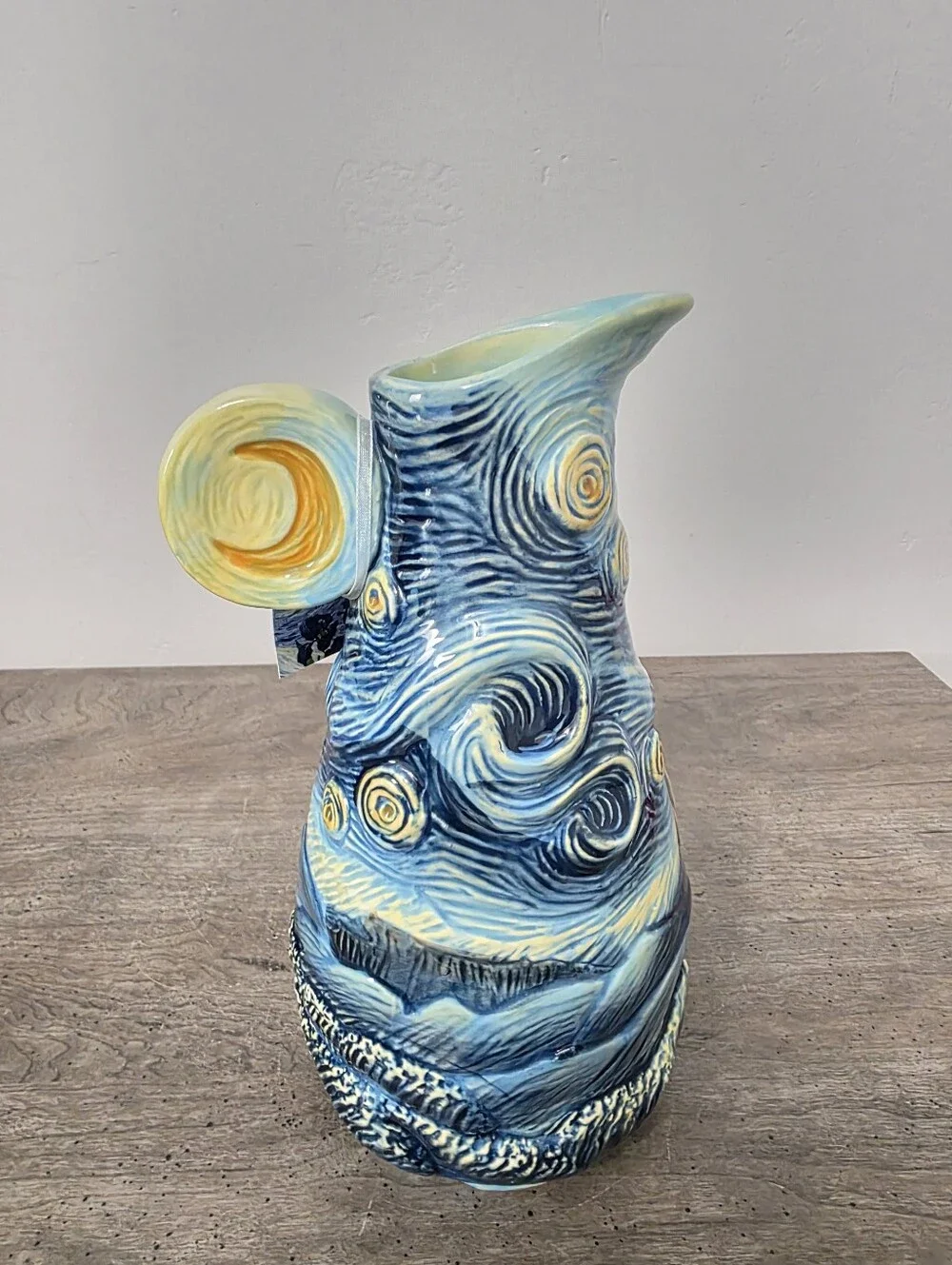 Corner Ruby Van Gogh The Starry Night Pitcher Vase Halloween Decor New